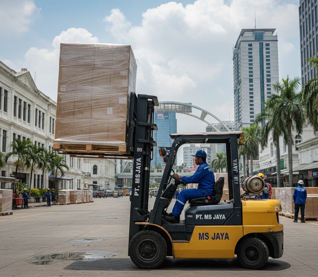 Sewa Forklift Icon Mall Gresik

